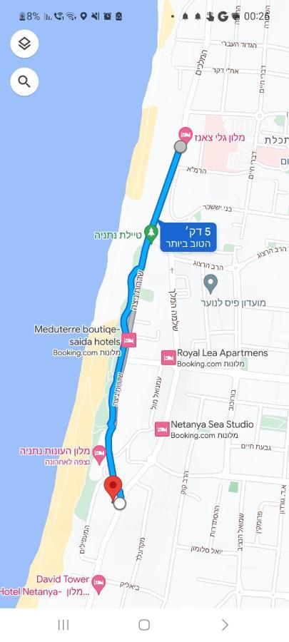 King David Apartment Netanya Luaran gambar